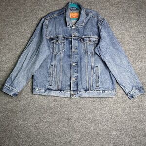 Levis Denim Trucker‎ Jacket Opus Crew Adult Size 2xl